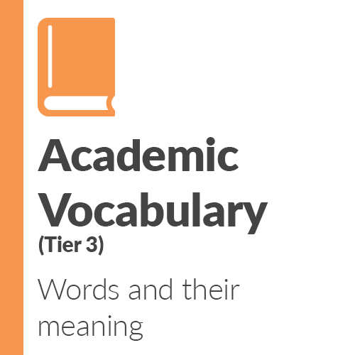 Academic Vocabulary (Tier 3)