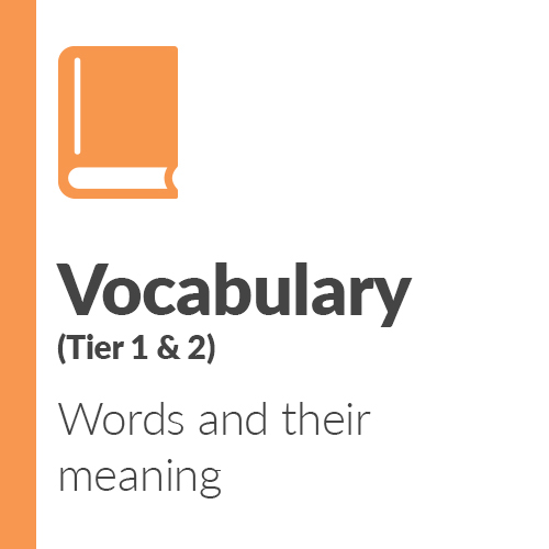 Tier 1 & 2 Vocabulary